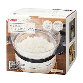 HARIO ガラスのレンジご飯釜1~2合 XRCN-2-Bの口コミ・評判は?実際に使ってよい点・気になる点を徹底レビュー! 3