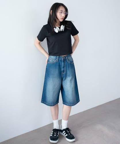 デニムハーフパンツ 2