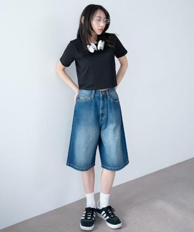 デニムハーフパンツ 2