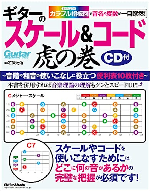 ギターのスケール&コード虎の巻 1