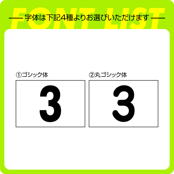 陸上レーンナンバーカード 腰用 2