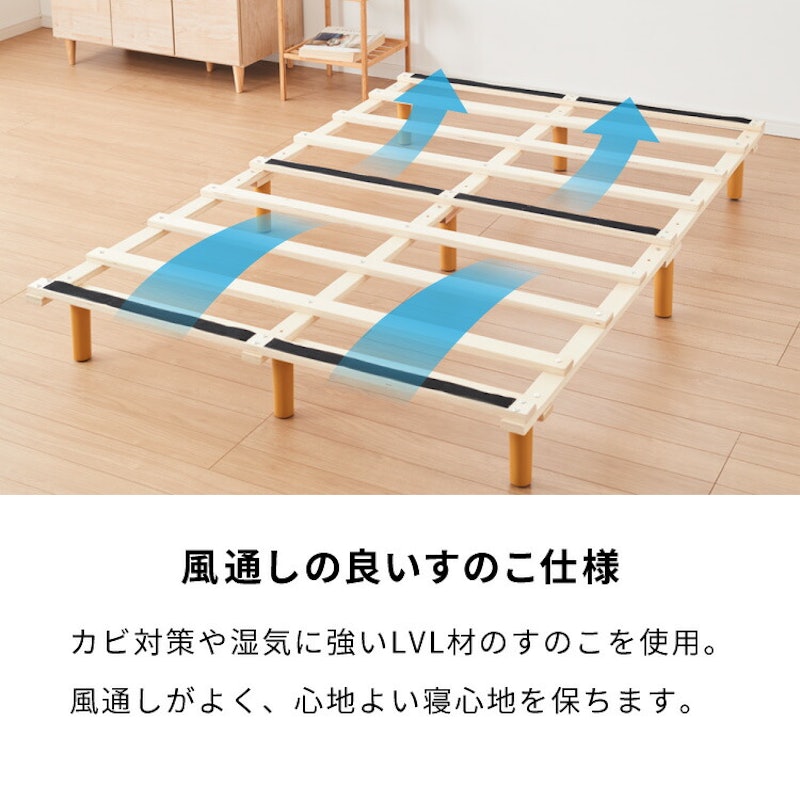 脚付きボンネルコイルマットレス 4