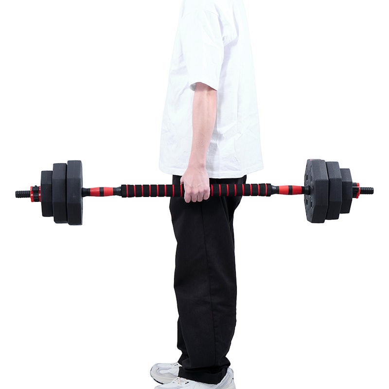 計50kg 可変式ダンベル&バーベル 筋トレ 角型 ダイエット 計50kg 可変式ダンベル&バーベル 筋トレ 角型 ダイエット