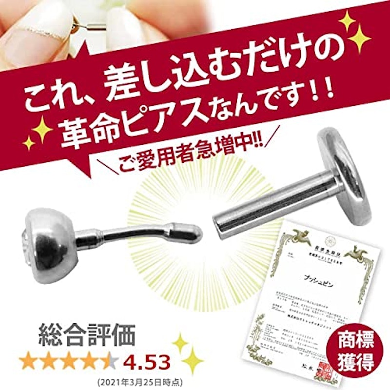 ボディピアス プッシュピン 3