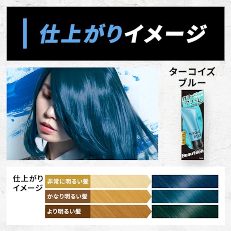 カラークリーム ターコイズブルー 4