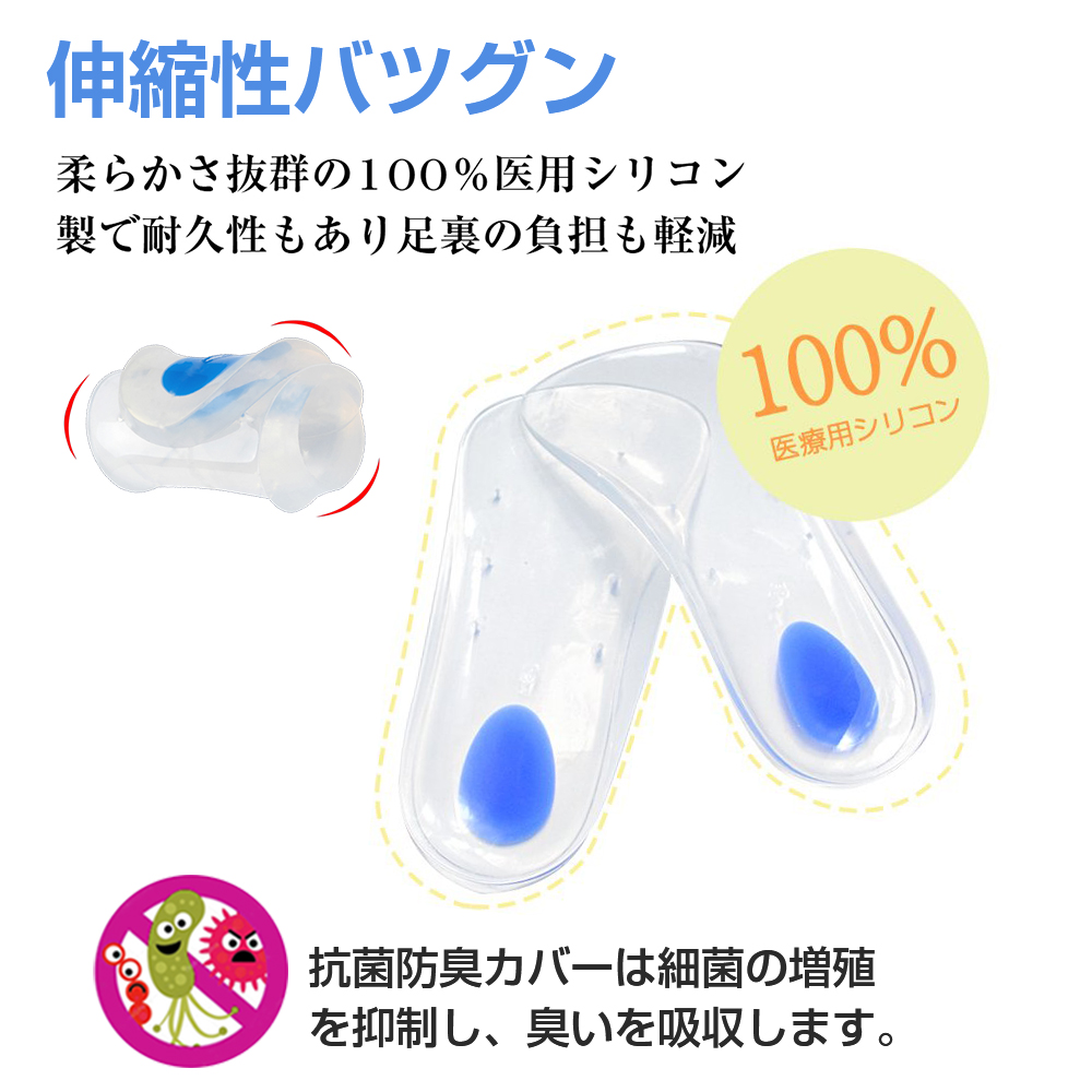 インソール かかと痛サポーター 4