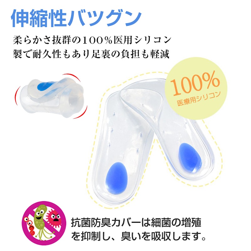 インソール かかと痛サポーター 4