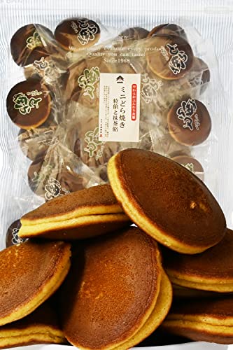 ミニどら焼き 粒餡と抹茶餡 1