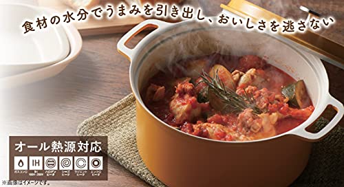 無水調理ができるセラミック加工IH対応両手鍋 4