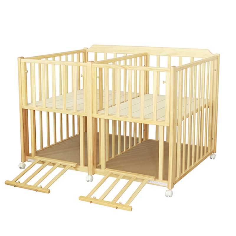 トゥイニー 双子用ベビーベッド 2