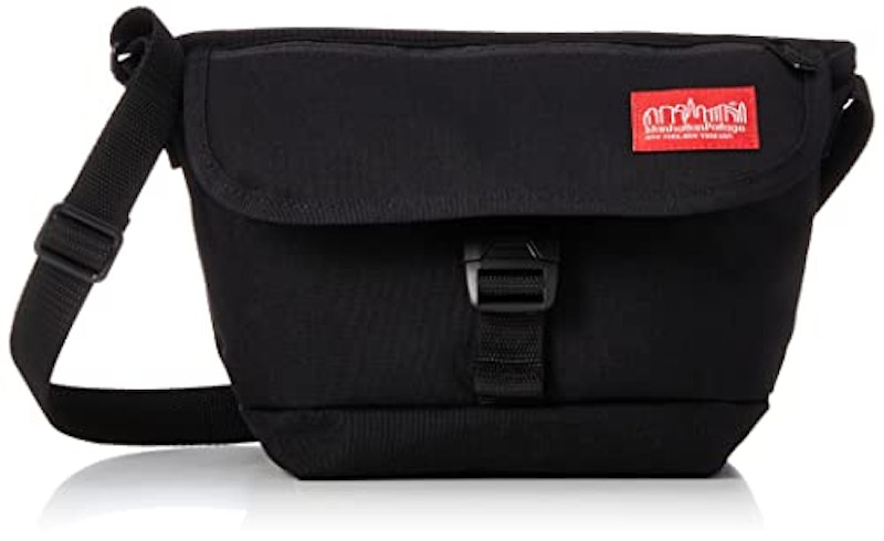 Nylon Messenger Bag Flap Zipper Pocket