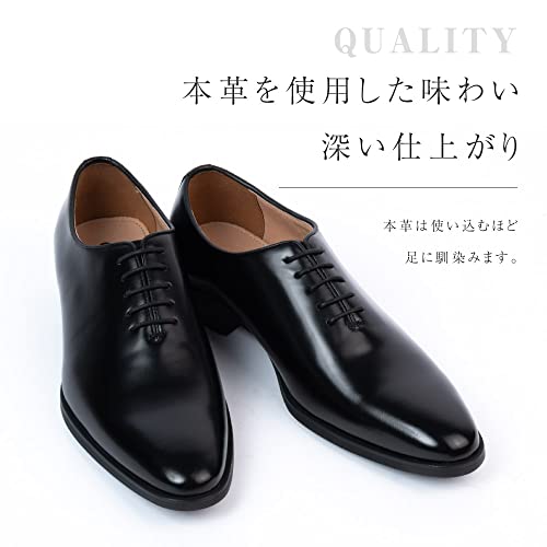 【お買い得新作】【新品・超レア物】　日本製　本革　26　ネイビーブルー　ストレートチップ 靴