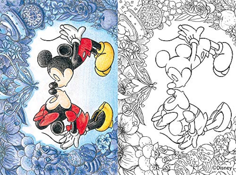 大人ディズニー 夢の世界へ 素敵なポストカード塗り絵 3