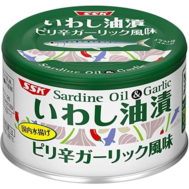 いわし油漬 ピリ辛ガーリック風味 1