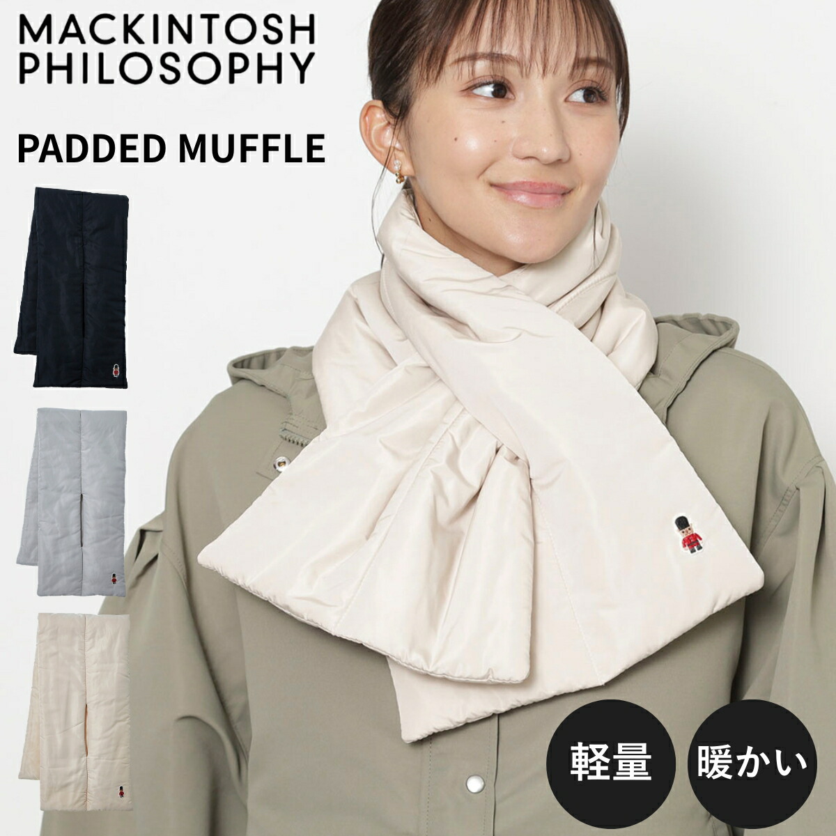 PADDEDマフラー バッキンガムベア ユニセックス 1