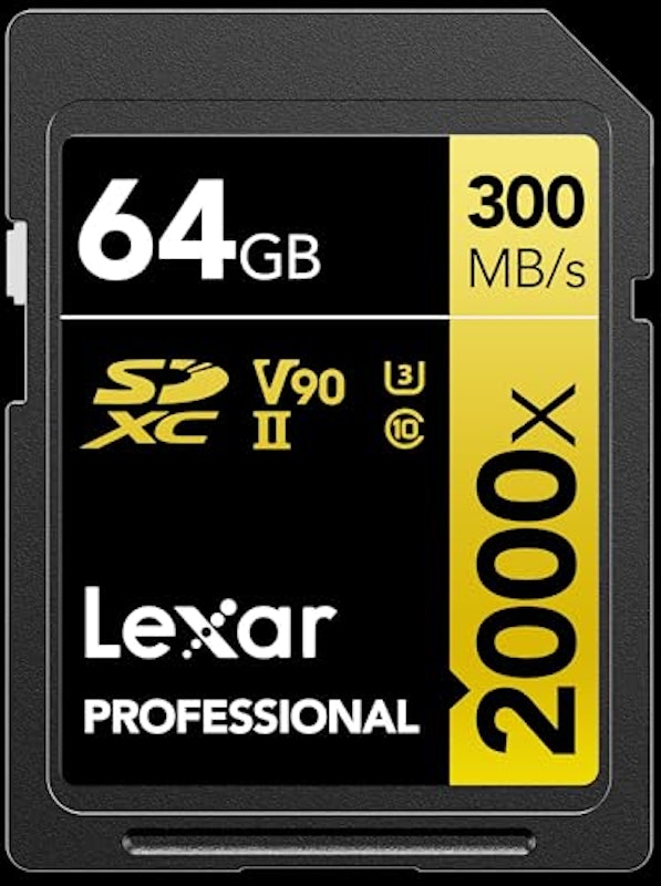 Professional 2000x SDXC UHS-IIカード 1