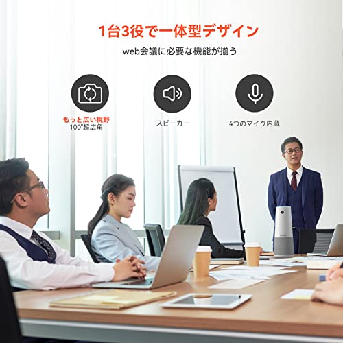 小規模会議室向けオールインワン会議カメラ 2
