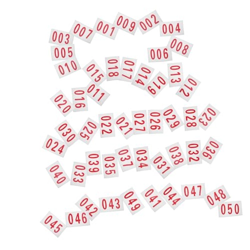 50シーツ枚ゼッケン 1