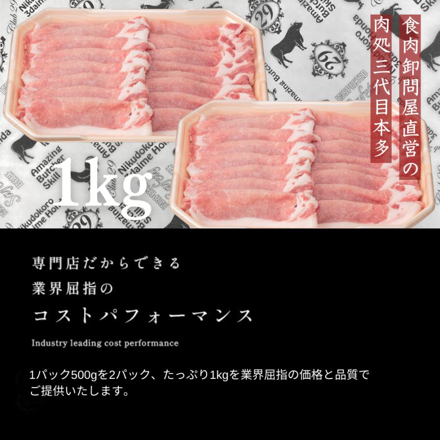 米澤豚一番育ち ロース しゃぶしゃぶ用 薄切りスライス 4