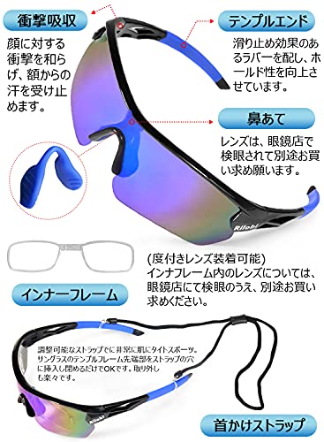 偏光スポーツサングラス 2
