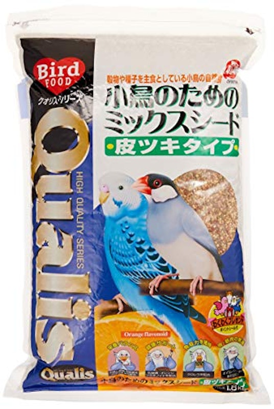 クオリス 小鳥のためのミックスシード 皮ツキタイプ 1