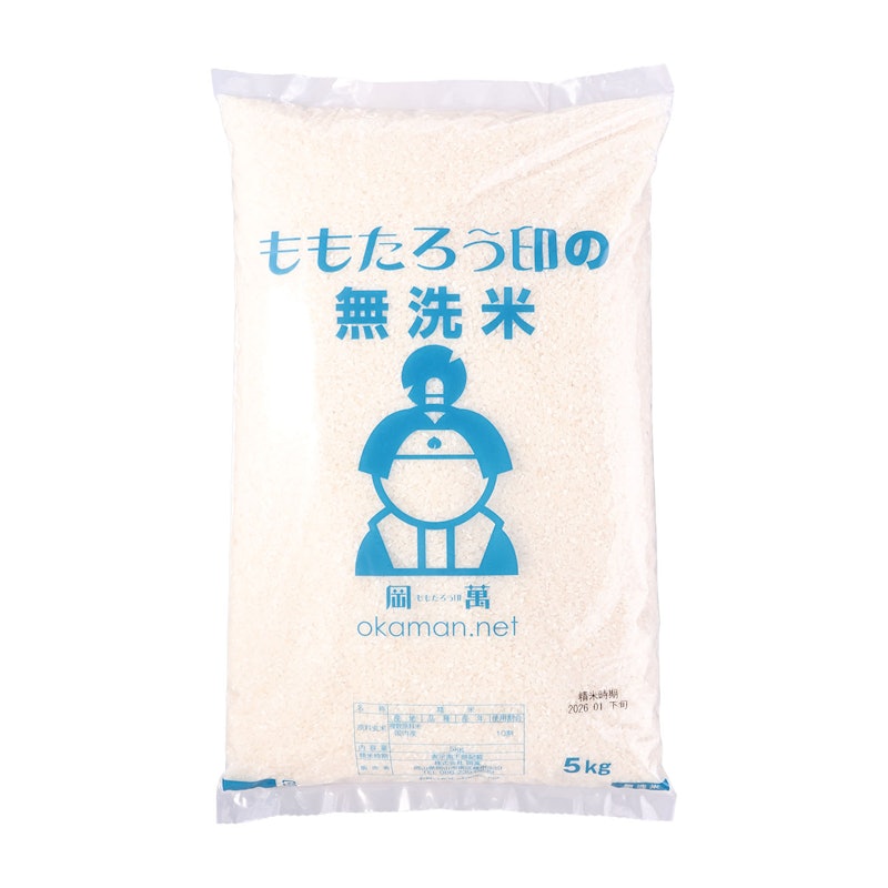 ももたろう印の無洗米 1