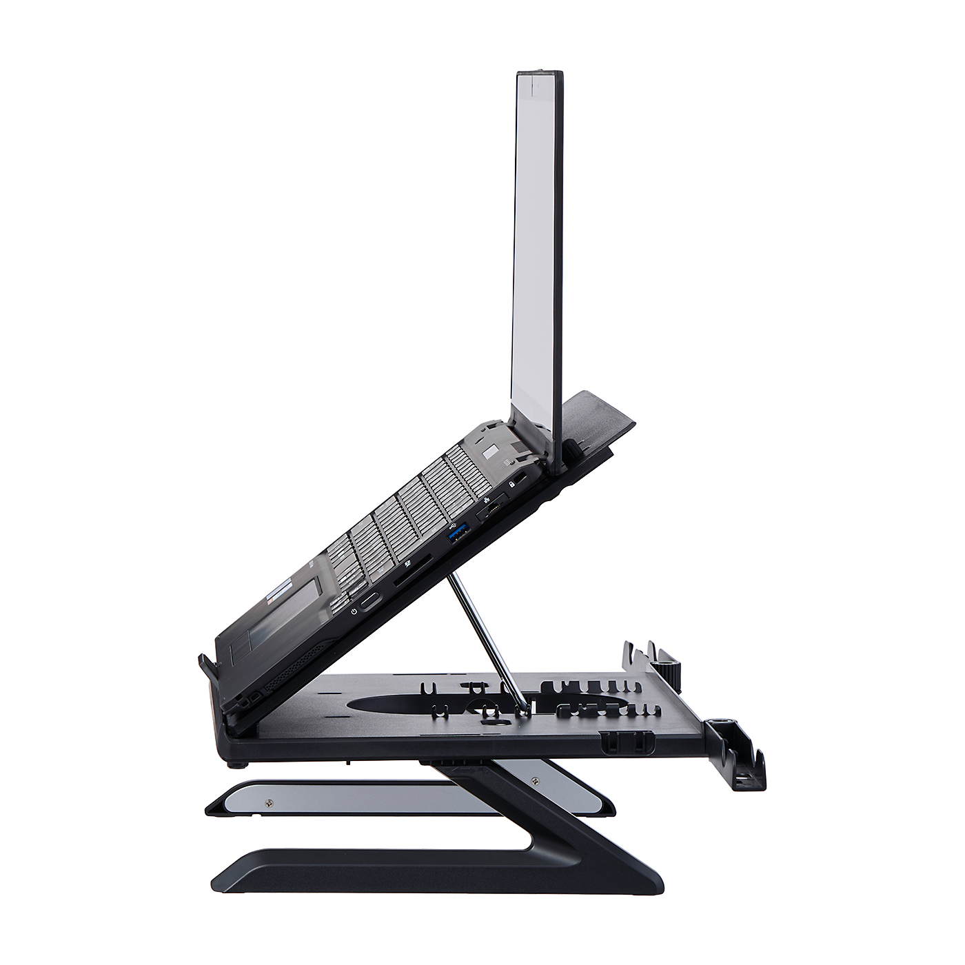 エレコム 折りたたみノートPCスタンド（8段階・脚付） PCA-LTSH8BKを