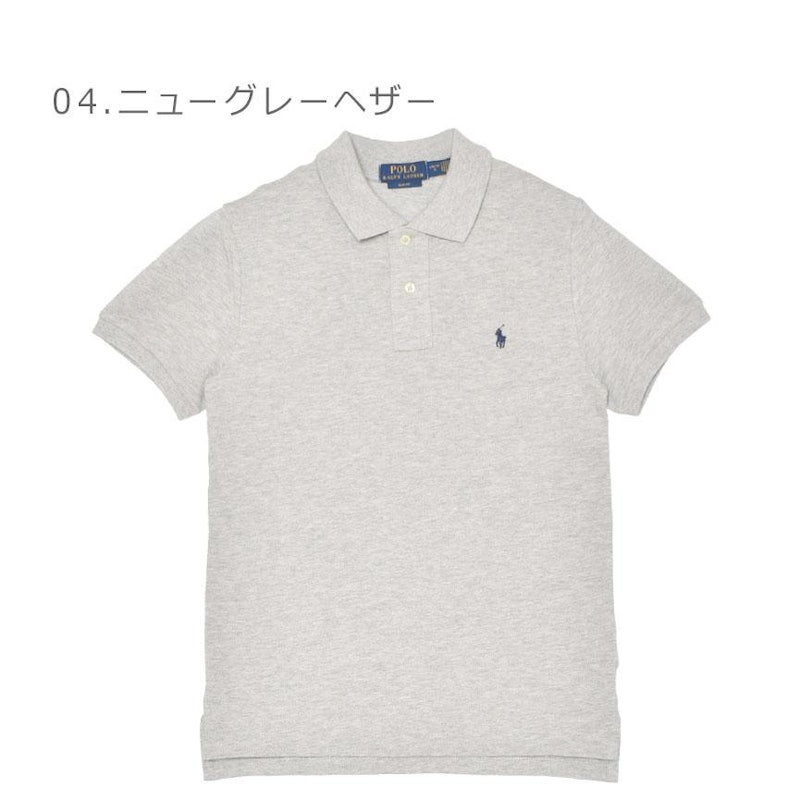 スリム フィット コットン メッシュ ポロシャツ 3