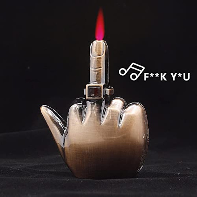 射撃炎中指ライター 2
