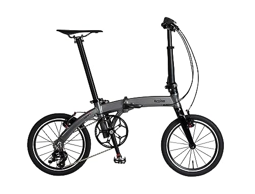 新品】シマノ7段ギア 折りたたみ自転車 20インチ ブラック Amazon