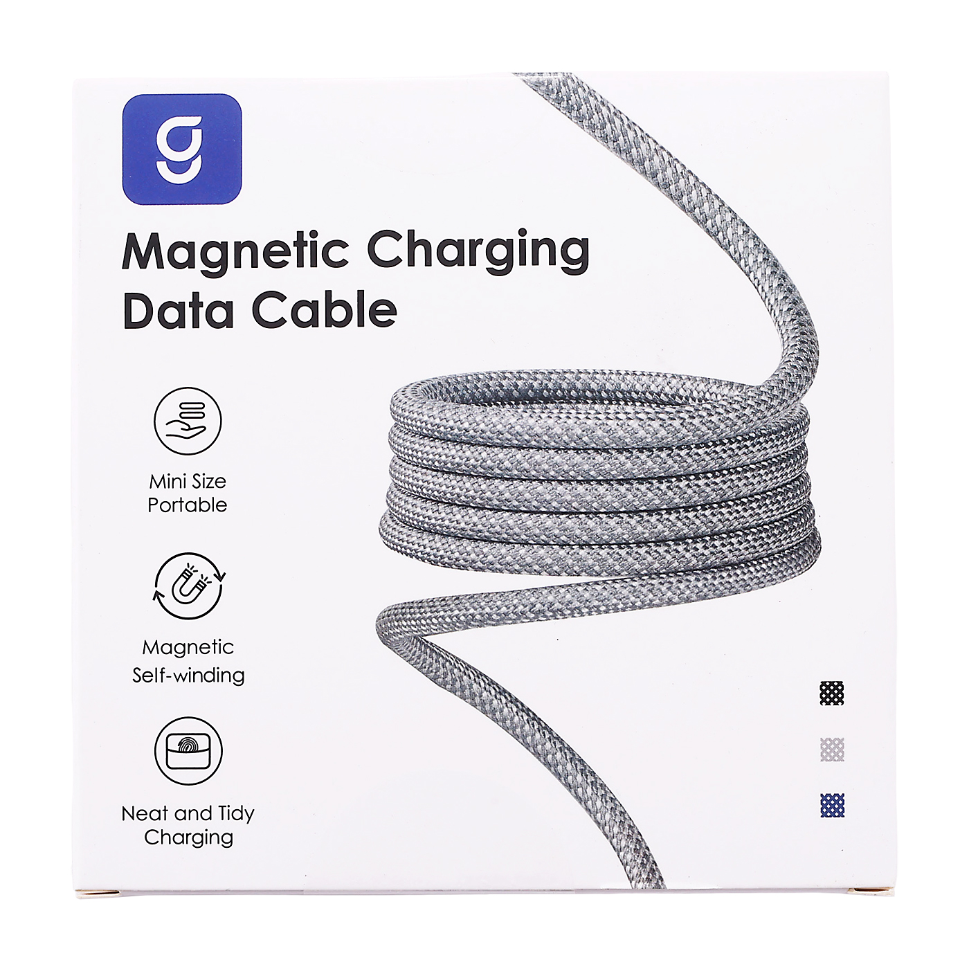 磁気自動収納 usb-c&usb-cケーブル 3