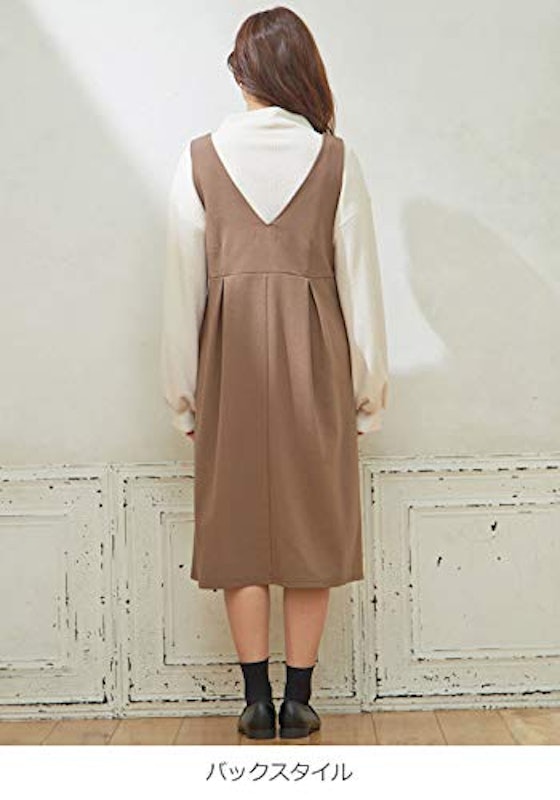ANGELIEBE リップルジャンパースカート 4
