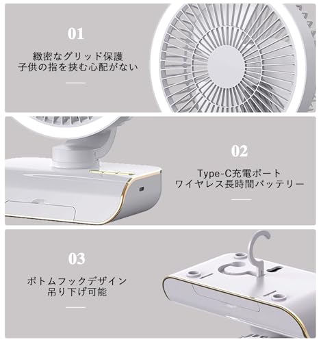 楽天市場】サーキュレーター DCモーター 3d 首振り 3Dスイング