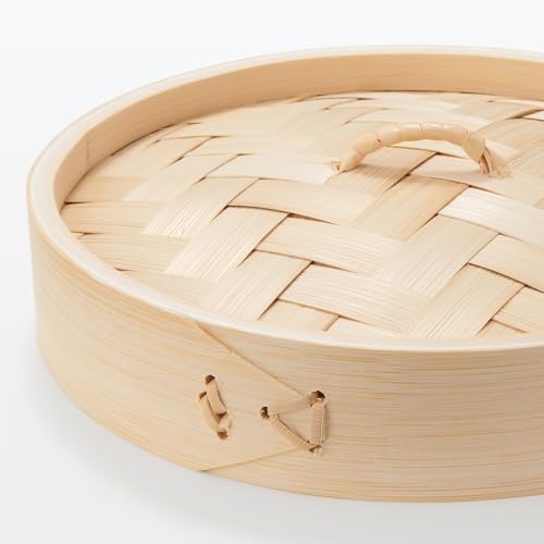  竹材 蒸篭 蓋 4