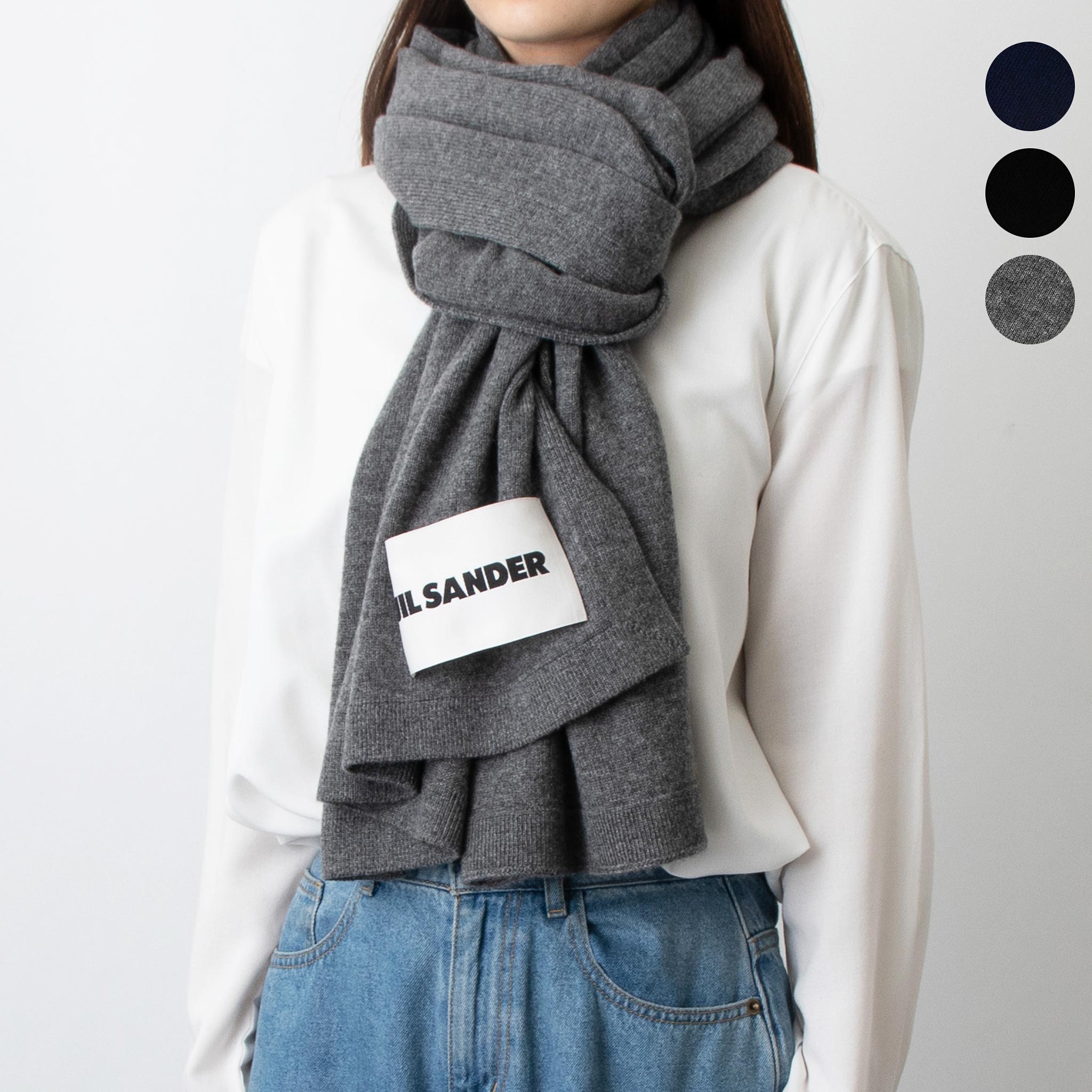 JIL SANDER グレー マフラー
 J47TE0113 J40041 ジルサンダーのマフラーのおすすめ人気ランキング【2025年