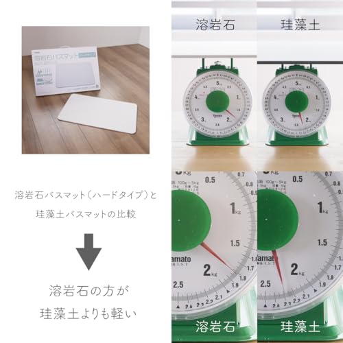 溶岩石バスマット 6
