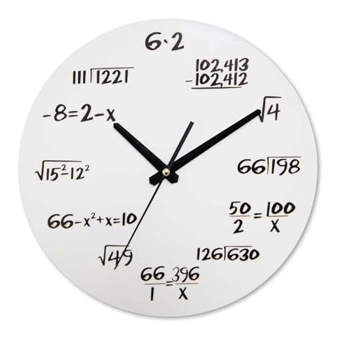 数学 かけ時計 1