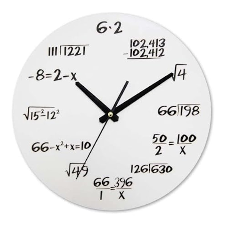 数学 かけ時計 1