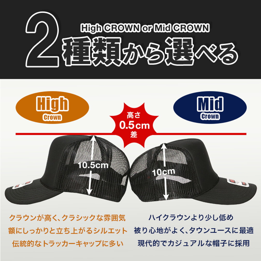 5パネル ミッドプロファイル メッシュバック トラッカーハット 2