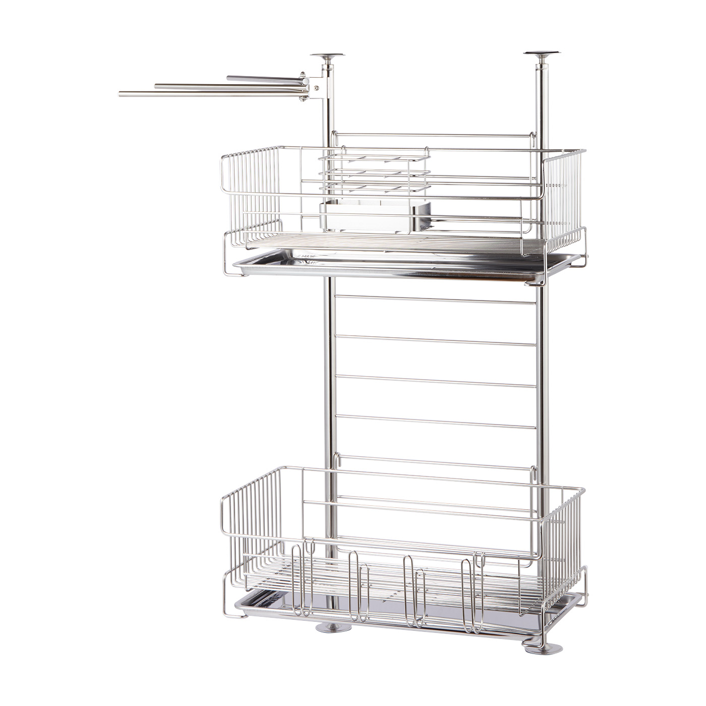 食器乾燥ラック 大容量2段水切りラック 徹底比較】2段の水切りラック