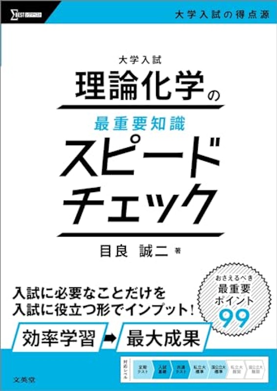 大学入試 理論化学の最重要知識スピードチェック 1