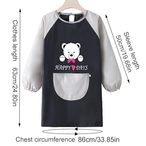 幼児用ペイントスモックエプロン 4