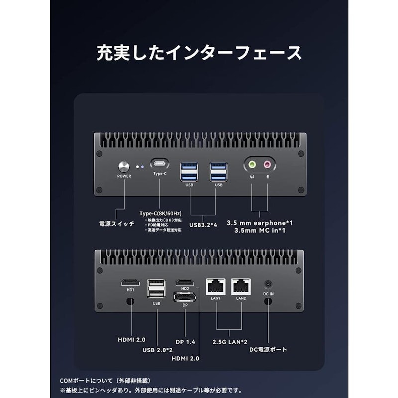 ファンレスミニPC 6