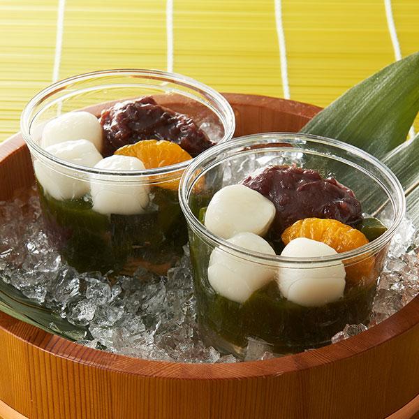 宇治抹茶あんみつ 4