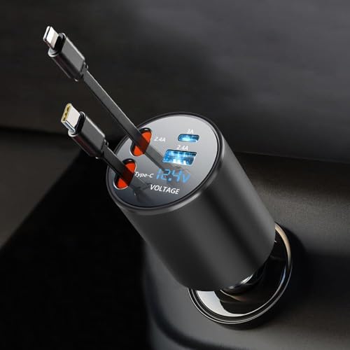 巻き取り式 車載充電器 1