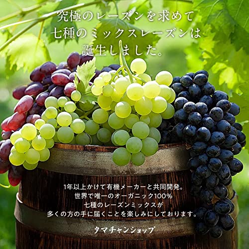 ななつのしあわせドライフルーツ 7種のレーズンミックス 3