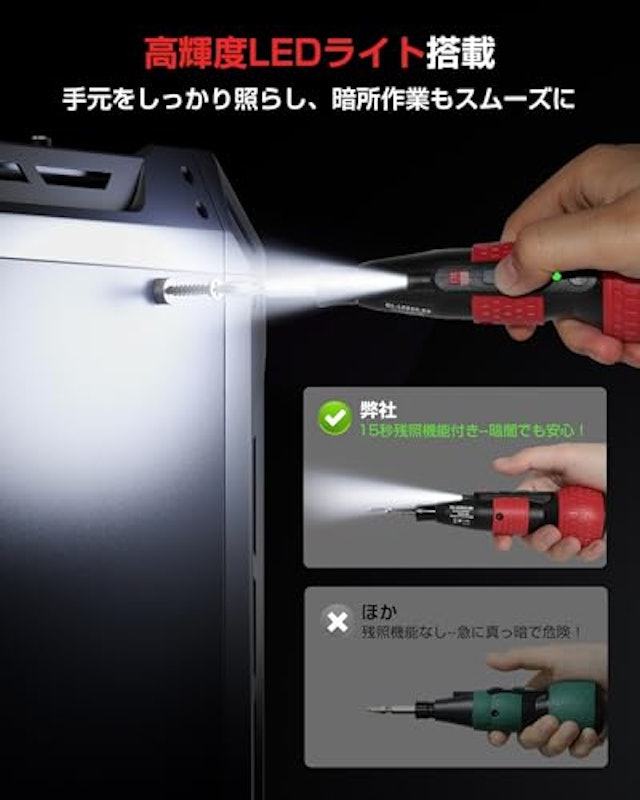 電動ドライバー 収納ケース付き 3