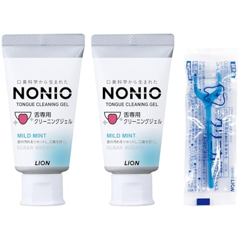 舌専用クリーニングジェル×2個+Y字フロス 1
