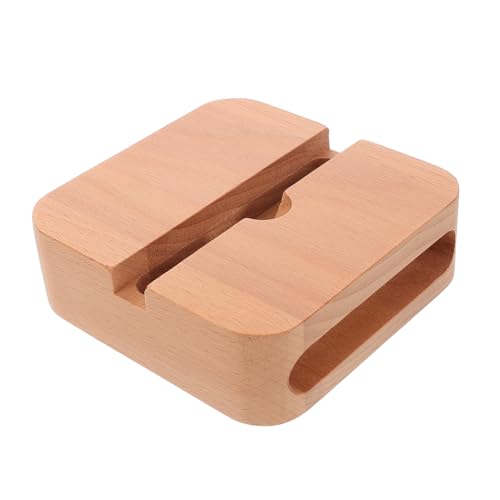 木製スマホスタンド　スピーカー付 1