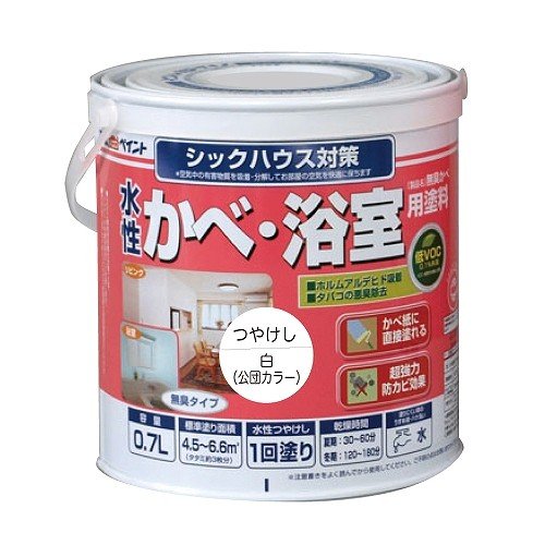 無臭かべ 水性かべ・浴室用塗料 1